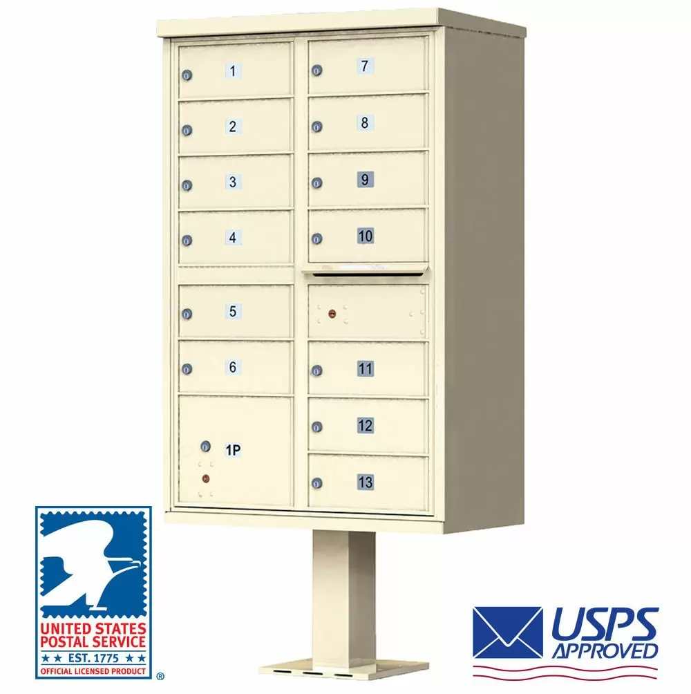 13 Door USPS Approved Cluster Mailbox