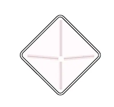 Diamond Sign Backplate 24