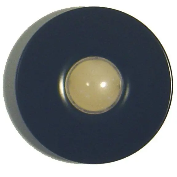 Doorbell Button Satin Black