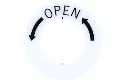 Rotating Direction Sticker Label - Rotation Label /Sticker On Door