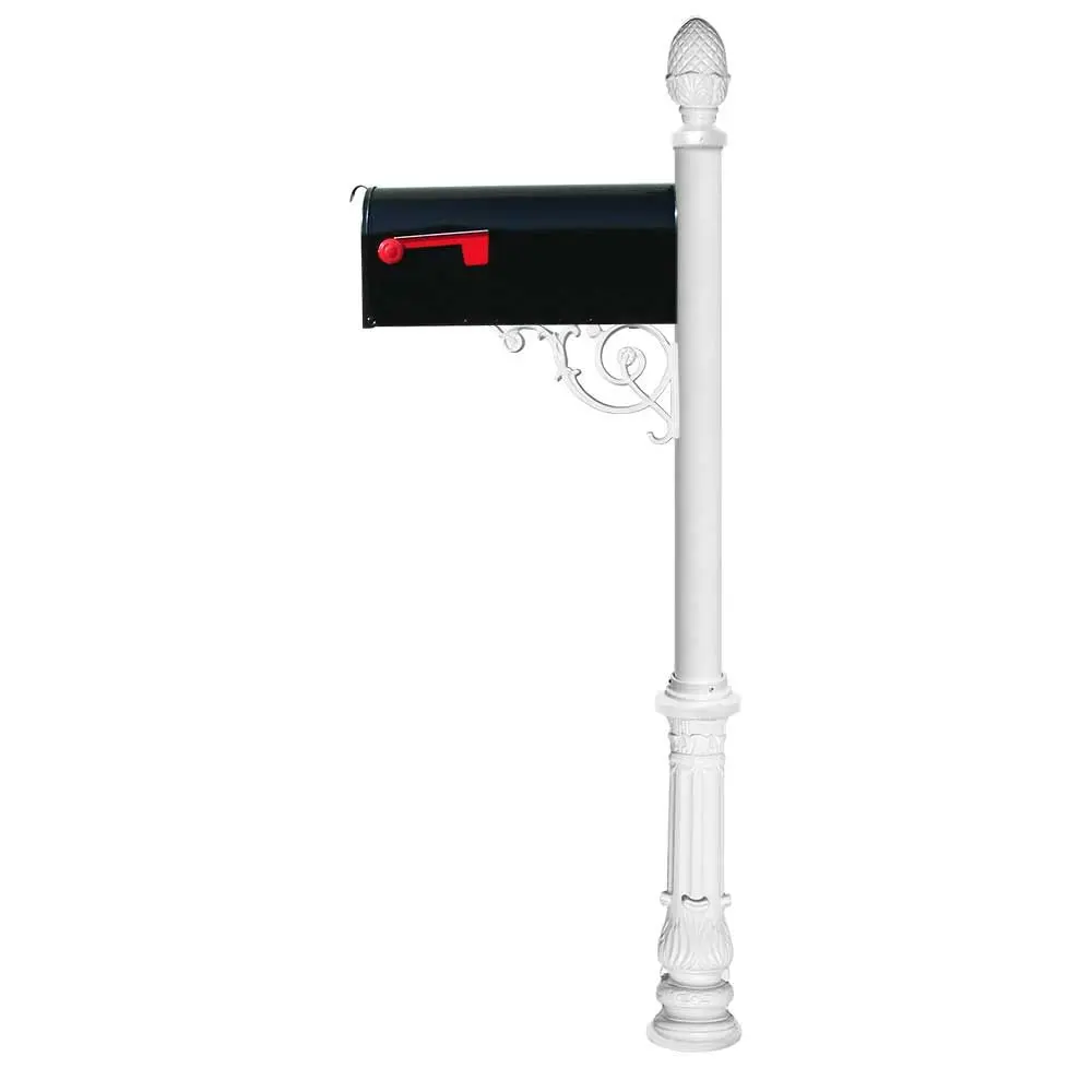 Qualarc Lewiston Mailbox lpst-703-e1-wht