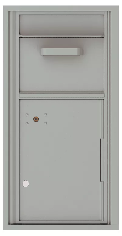 Front-Loading Single Column Mailbox Drop Box - 4C09S-HOP
