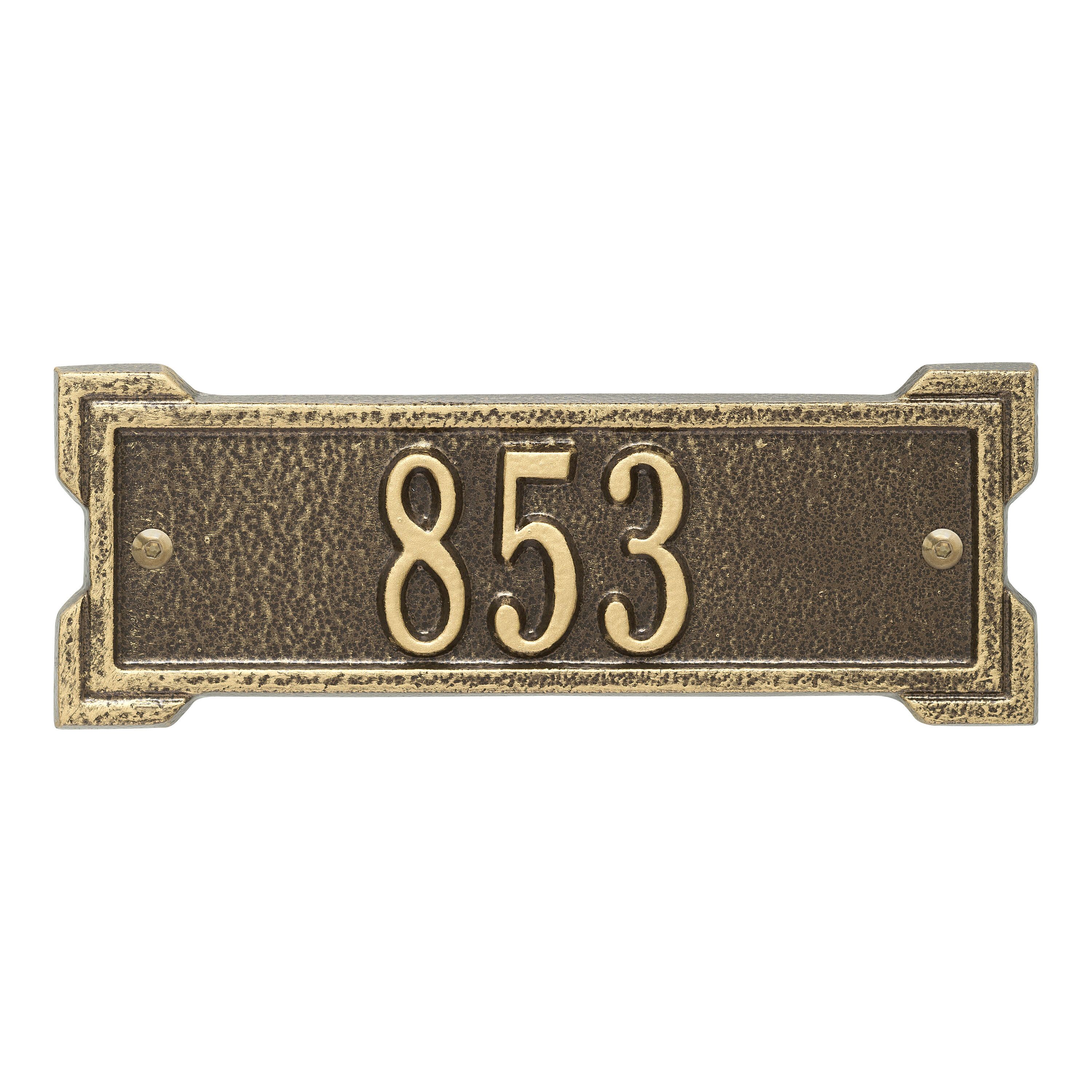 Personalized Roanoke Plaque - Petite - 1 line 