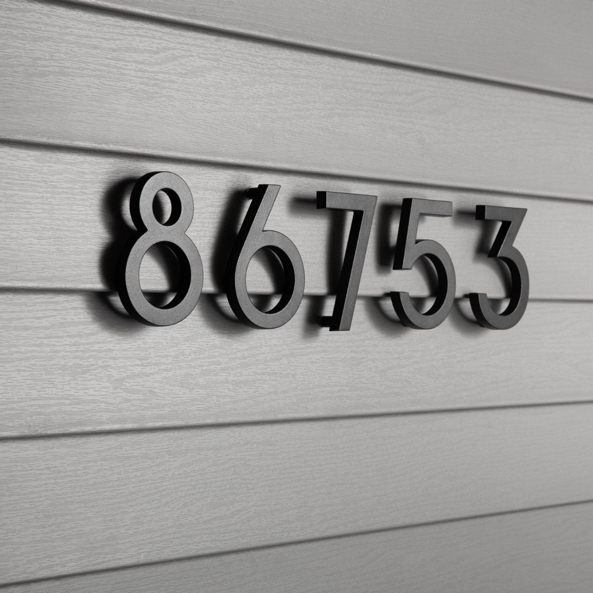 Whitehall Modern Floating Numbers (0-9) & Alphabets (A-D) 4.5