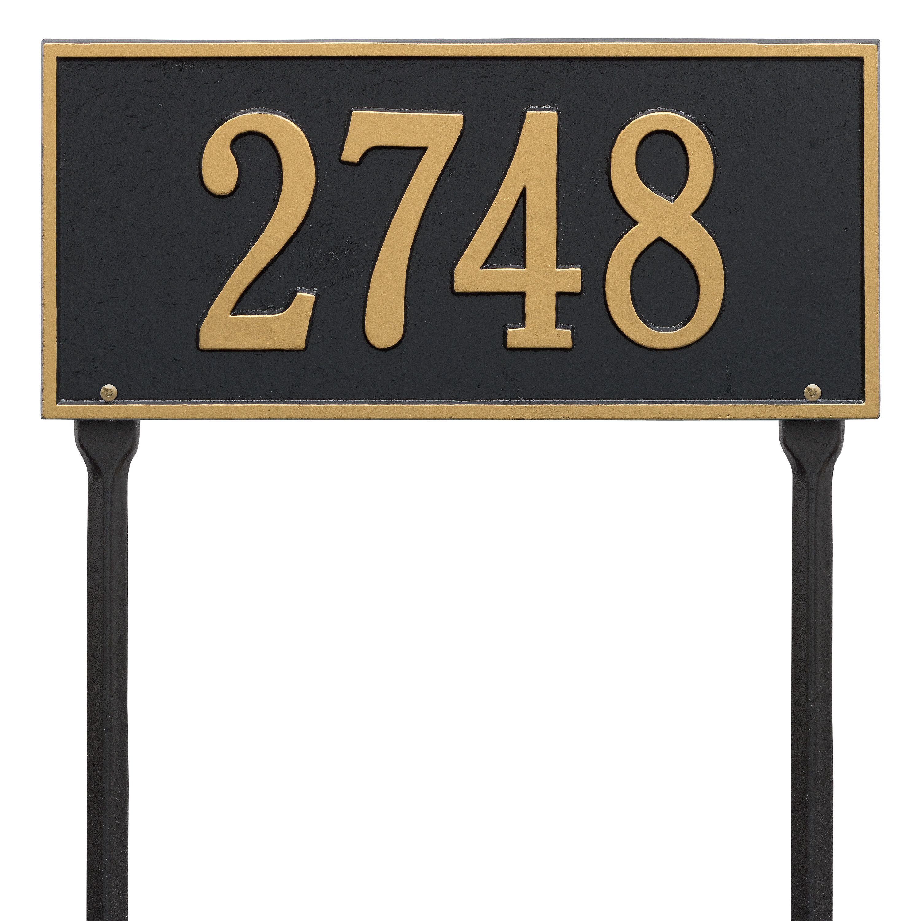 Whitehall Hartford - Standard Lawn - One Line Address Plaque 