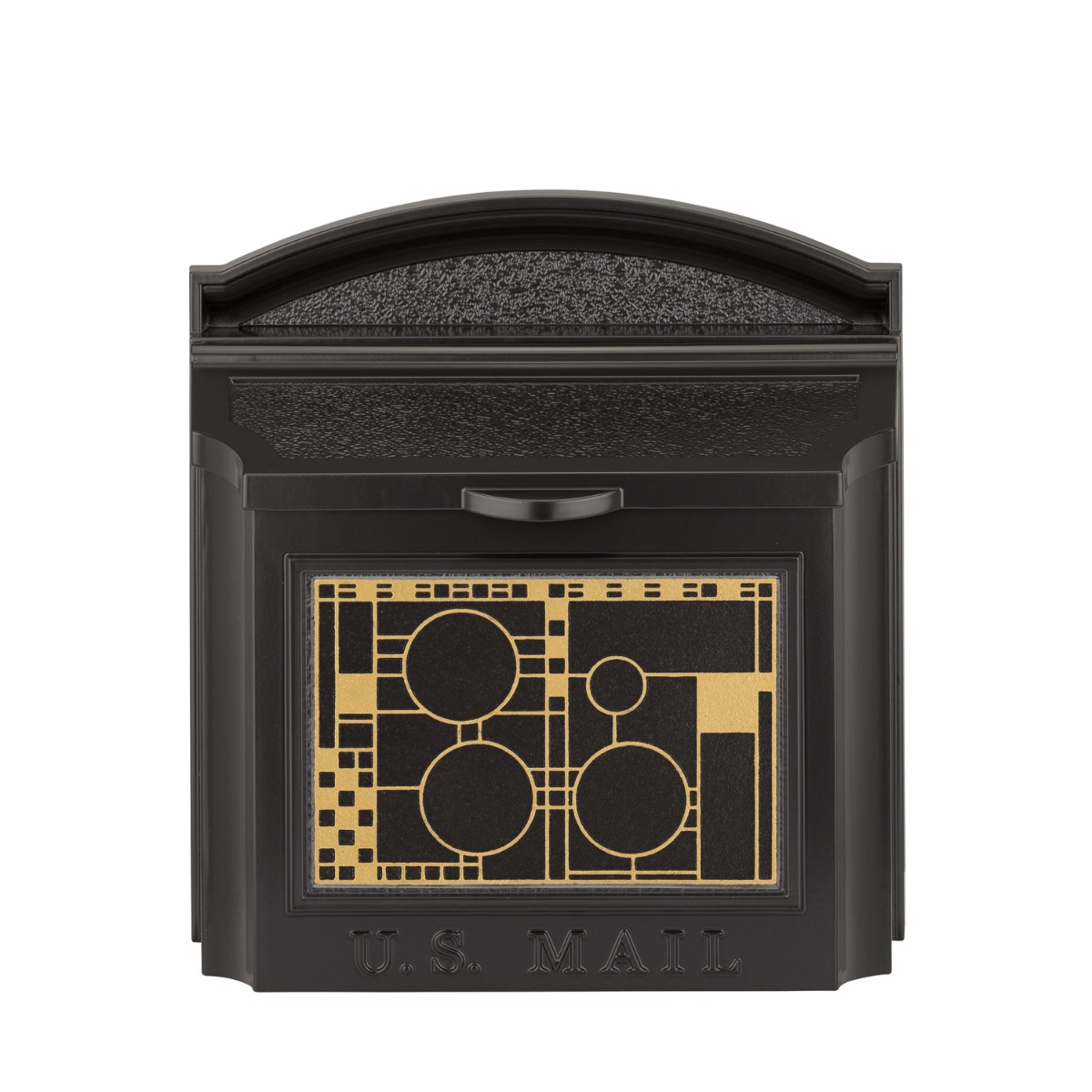 Whitehall Wall Mailbox With Frank Lloyd Wright Coonley Plaque Non-Personalized