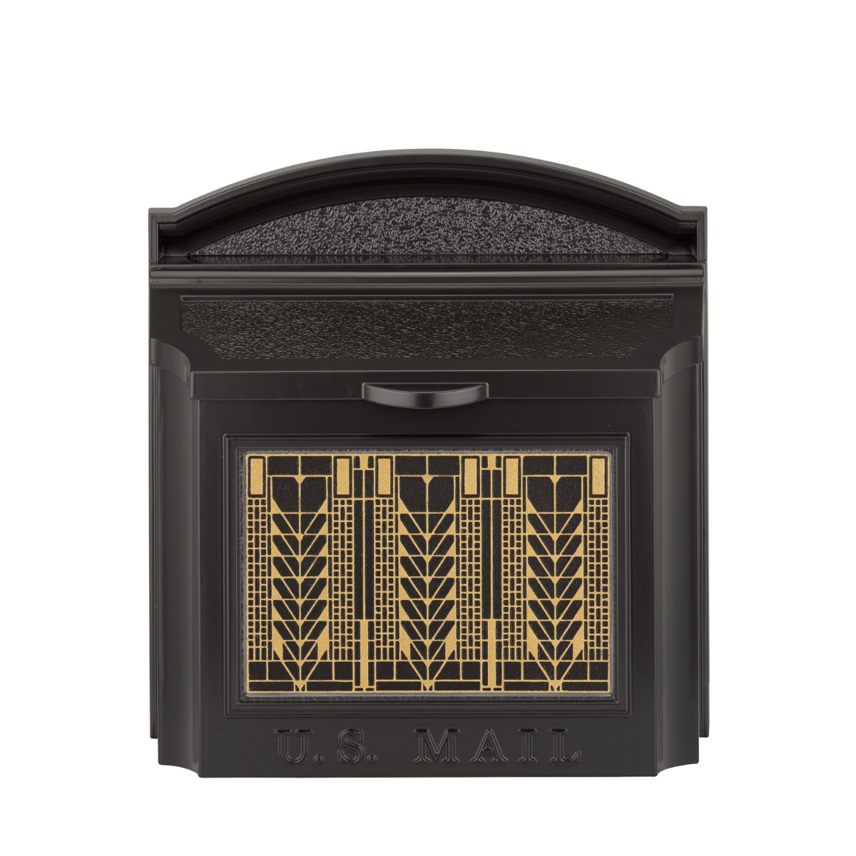 Whitehall Wall Mailbox With Frank Lloyd Wright Tree Of Life Plaque Non-Personalized