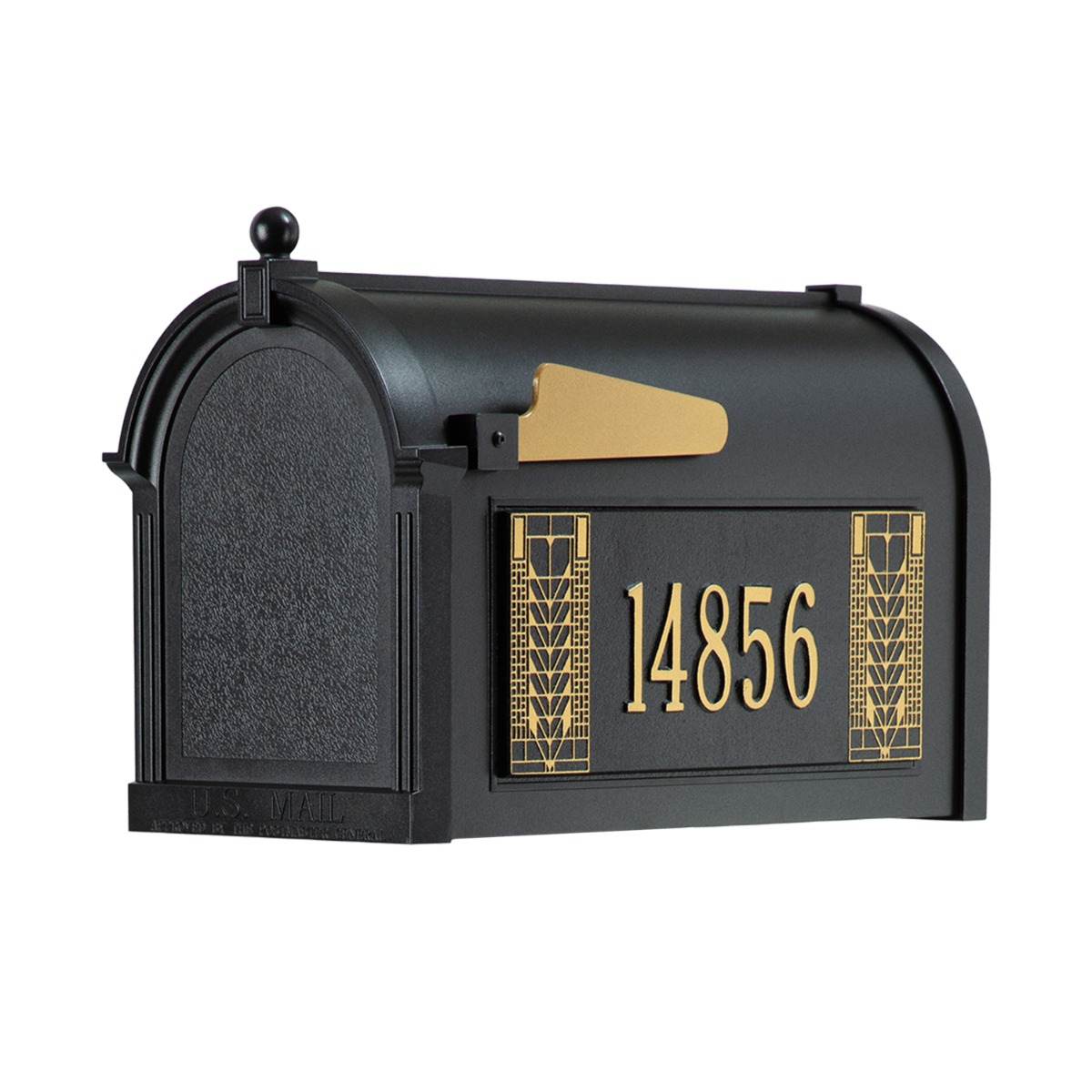 Whitehall Capitol Mailbox Frank Lloyd Wright Tree Of Life Package #2 (Capitol Mailbox,  Personalized Tree Of Life Sides)