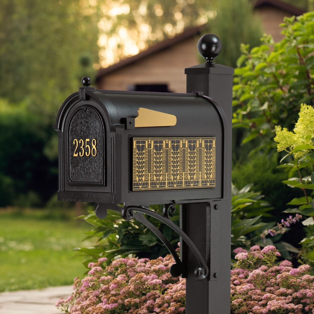 Whitehall Capitol Mailbox Frank Lloyd Wright Tree Of Life Package