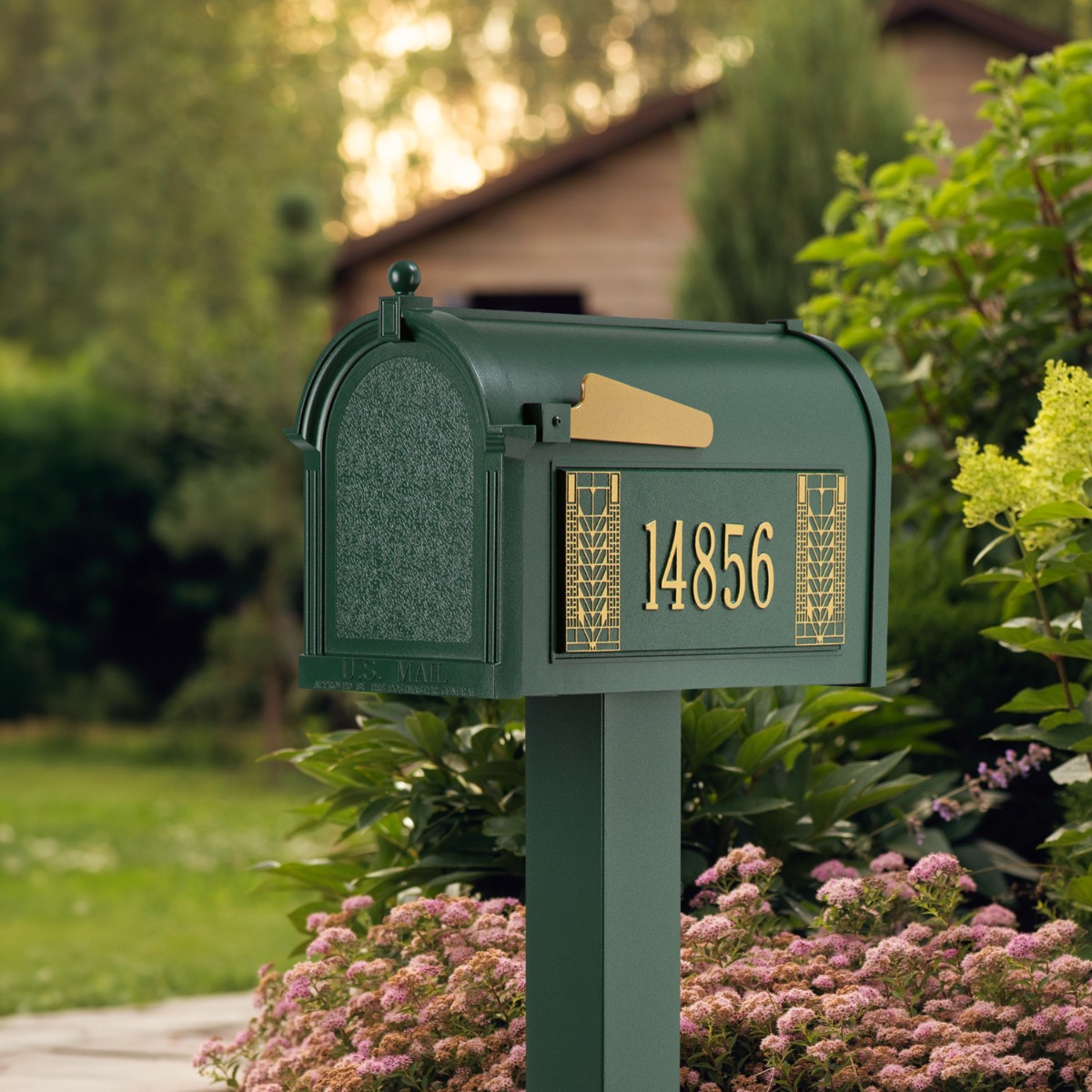 Whitehall Premium Mailbox Frank Lloyd Wright Tree Of Life Package