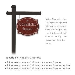 Salsbury 1542MSI1 Commercial Address Sign