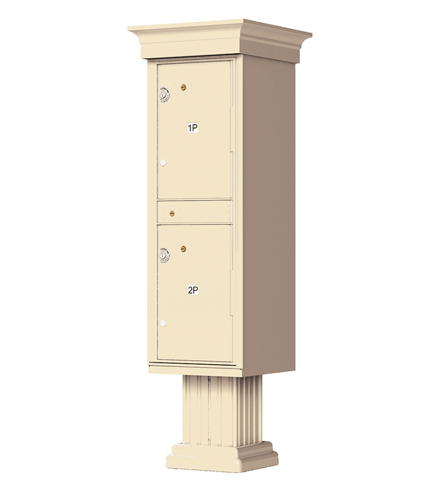 Florence CBU Cluster Mailbox – Vogue Classic Kit, 2 Parcel Lockers
