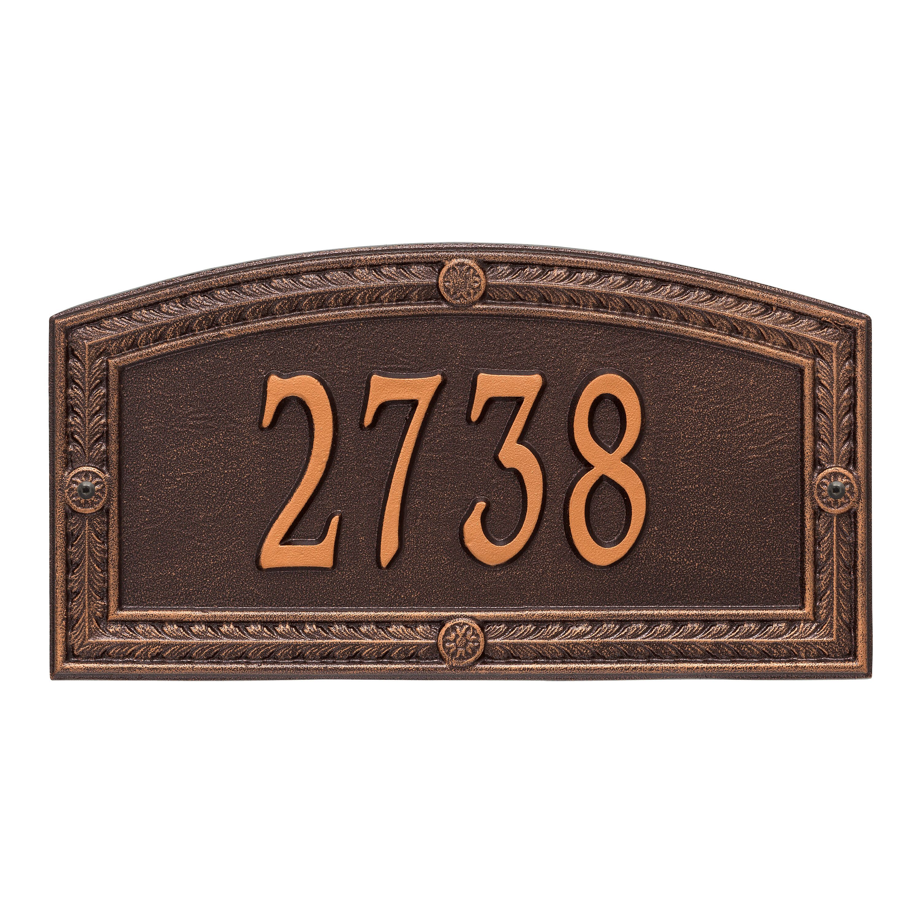 Personalized Hamilton Plaque - Standard - Wall - 1 line 