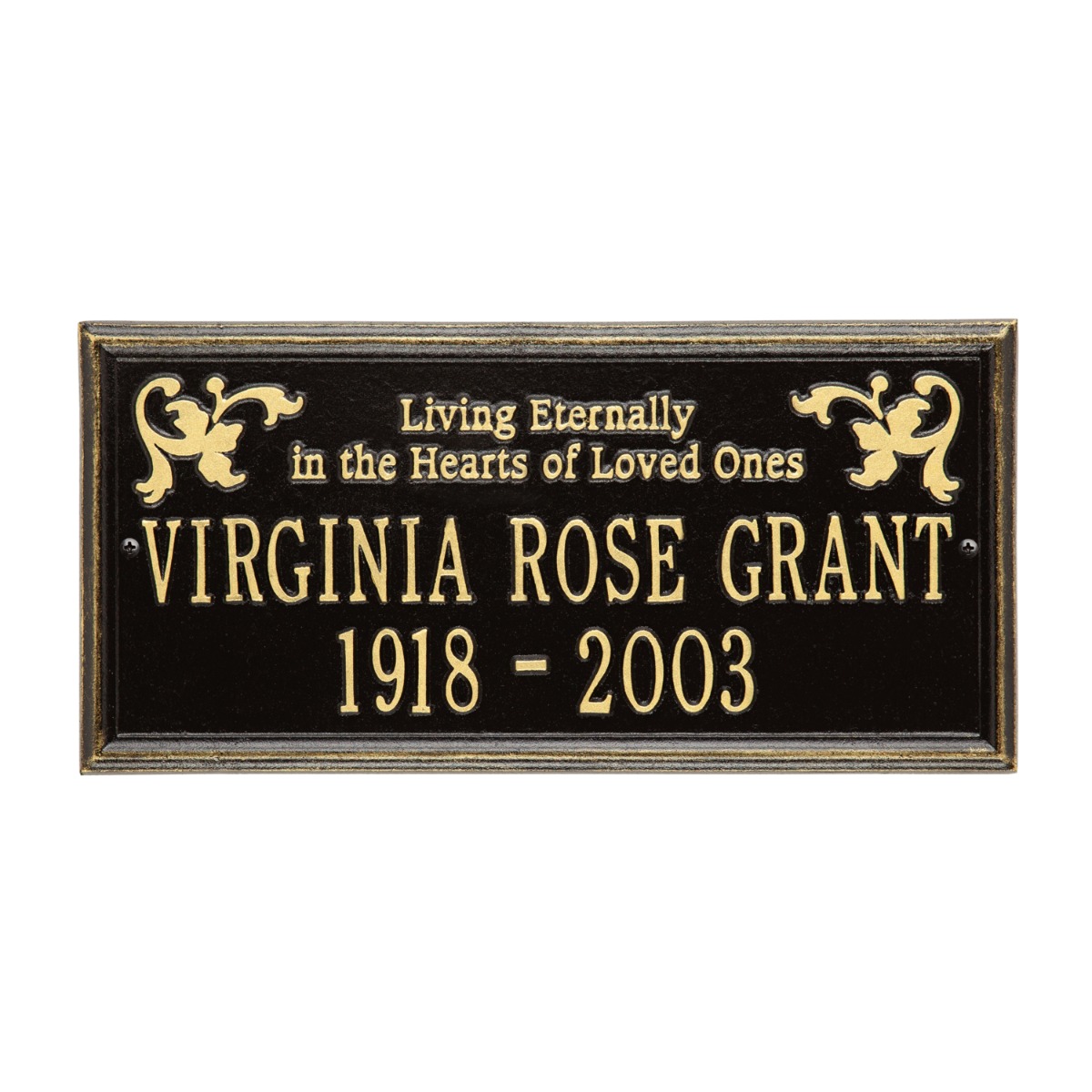 Wilmington - Standard Wall Plaque - Two Line 