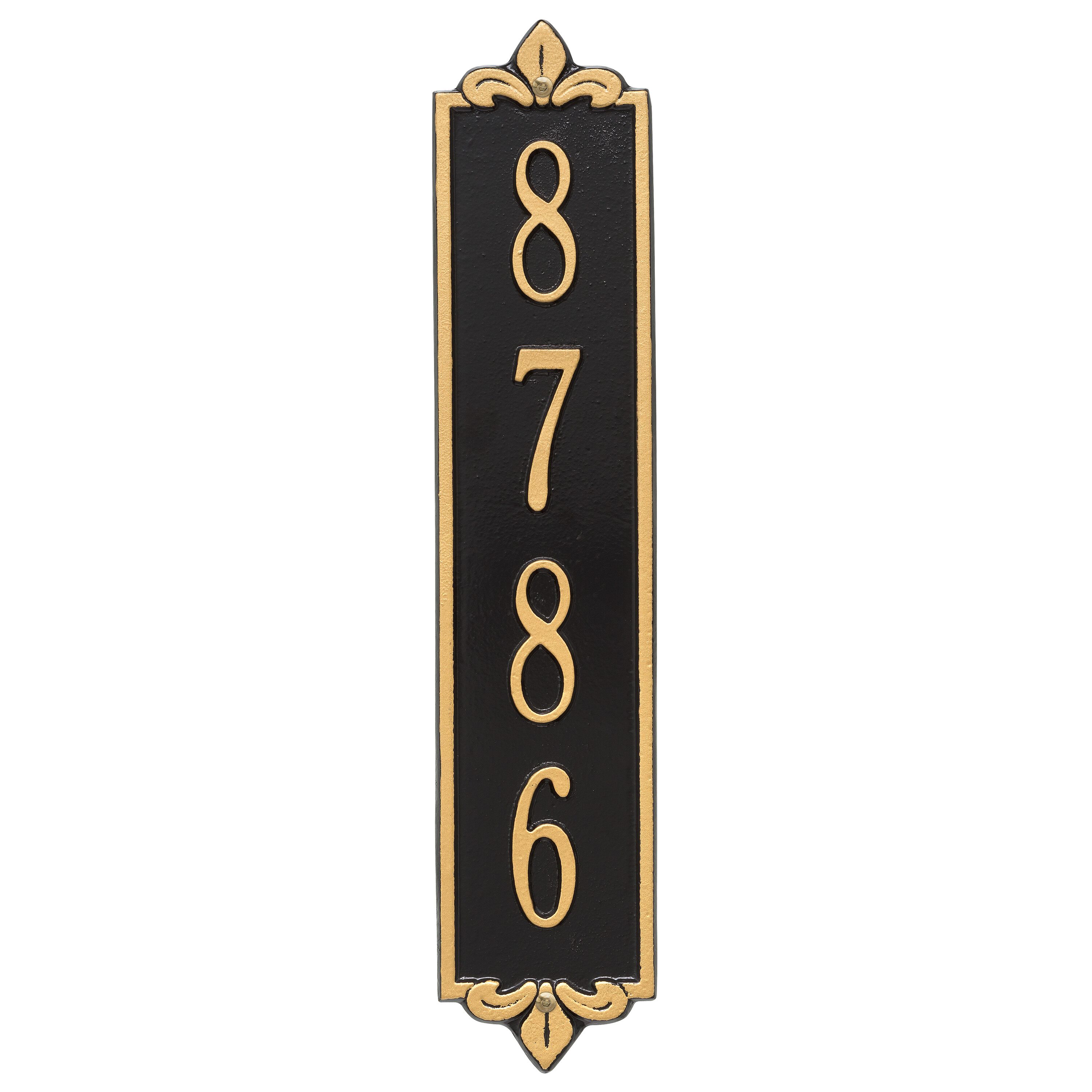 Personalized Lyon Vertical Wall Plaque