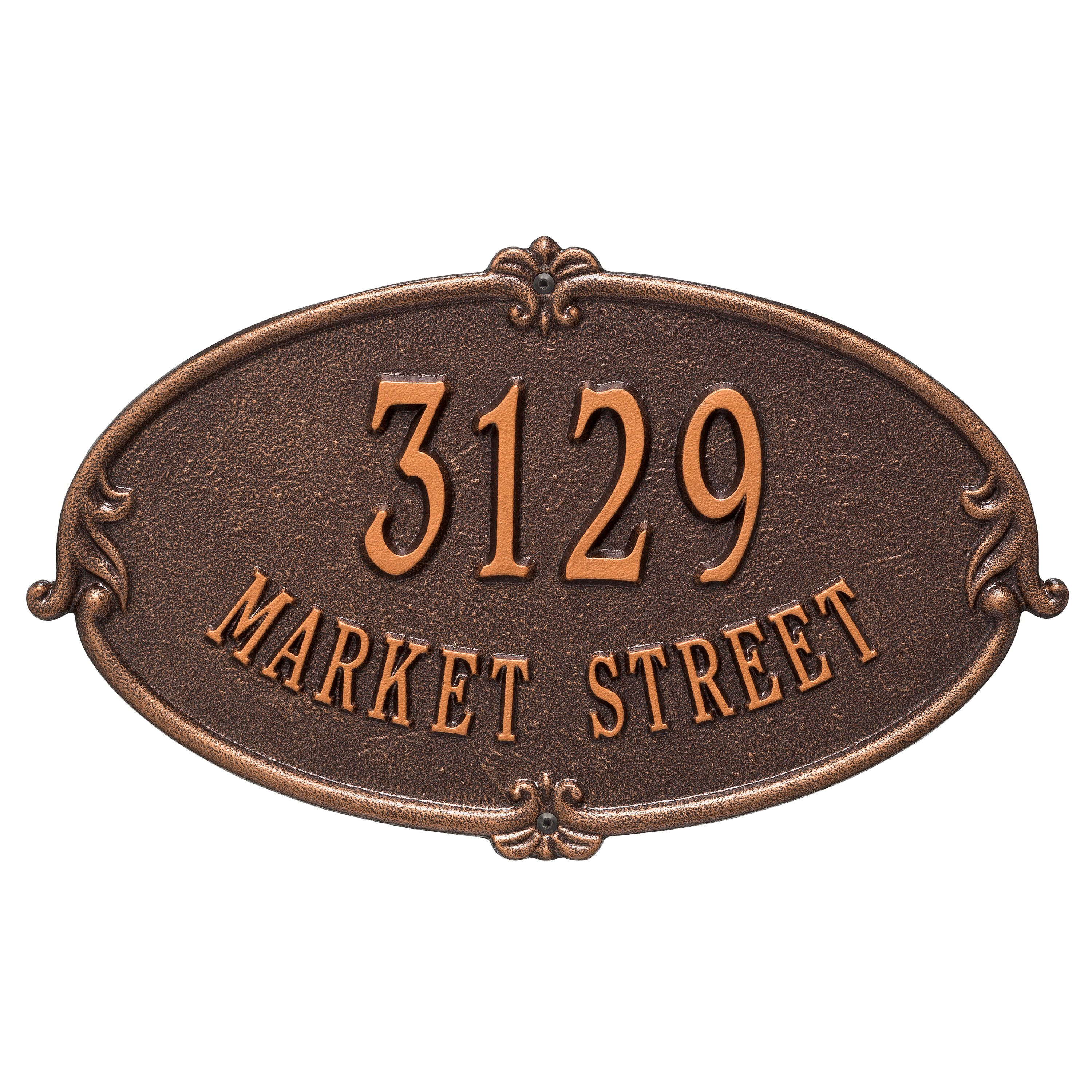 Personalized Montecarlo Plaque - Standard - Wall - 2 Line 