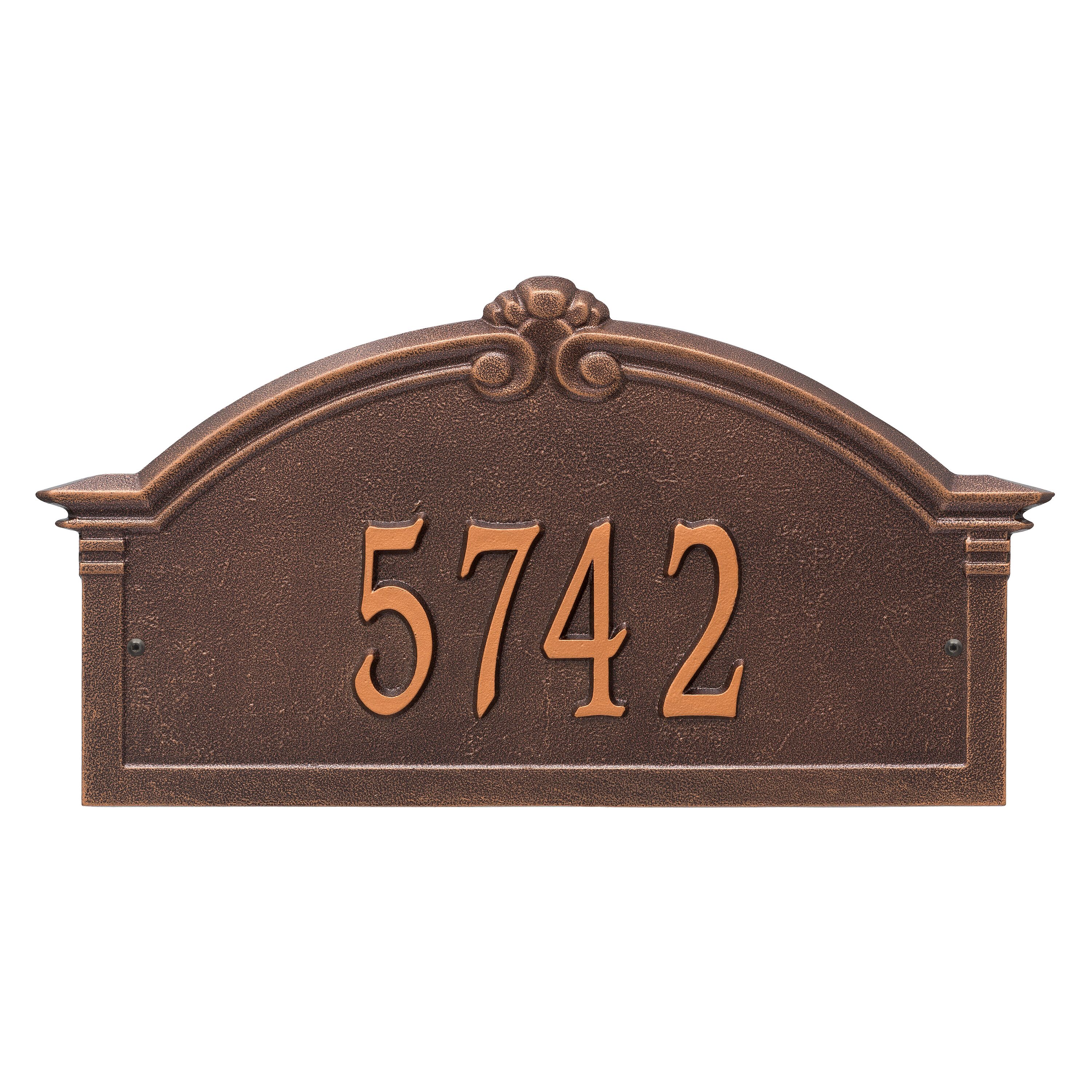 Personalized Roselyn Arch Plaque - Grande - Wall - 1 Line 