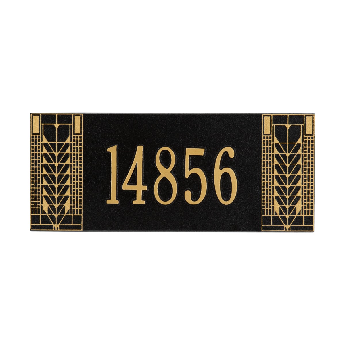 Whitehall Mailbox Side Plaque - Frank Lloyd Wright Tree of Life, 1-line Personalized