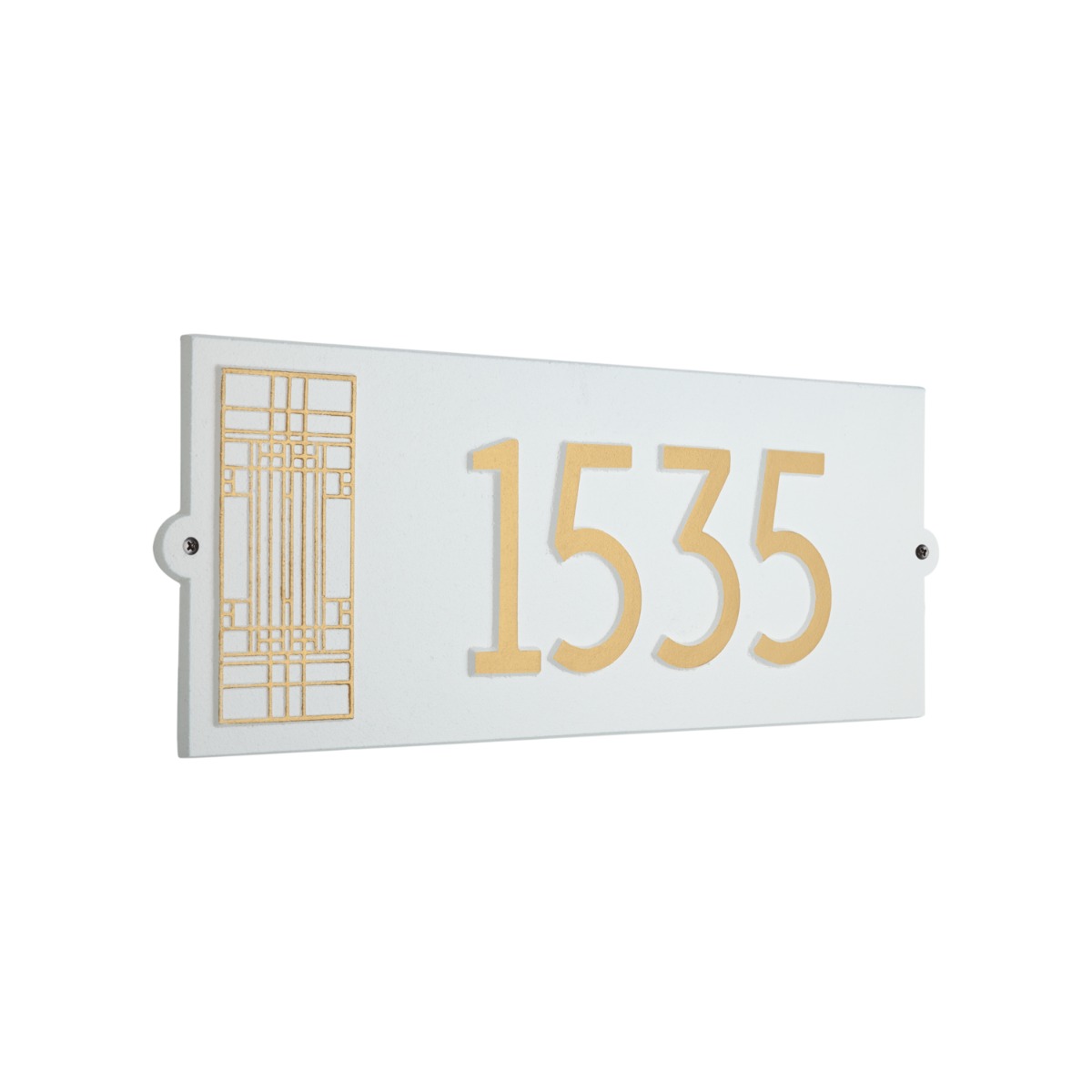 Whitehall Frank Lloyd Wright Oak Park Modern Plaque, Standard 1-line