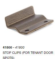 Stop Clips (For Tenant Door Spots)