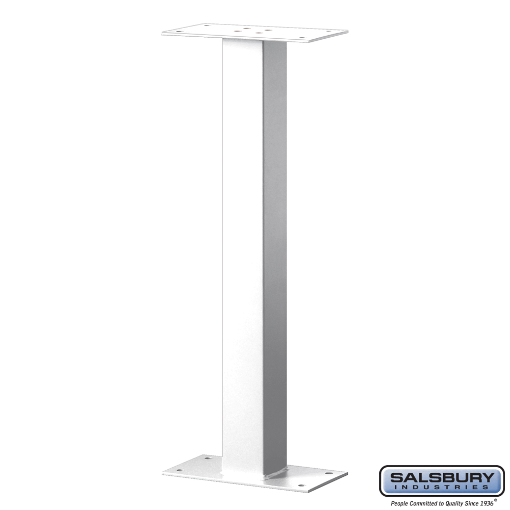 Salsbury Standard Pedestal - Bolt Mounted - for Roadside Mailbox and Mail Chest