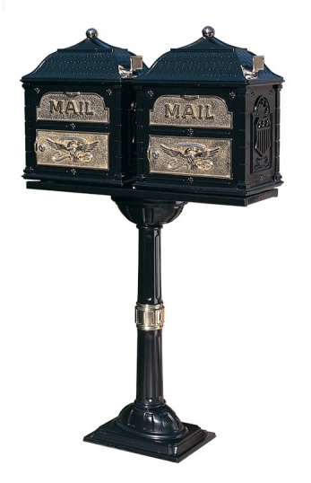 Classic Double Mount Pedestal Mailbox