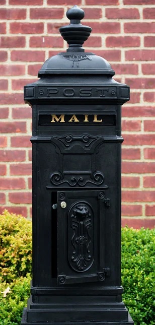 Oversized Rear Access Mailboxes Victorian Tower Rear Access Mailbox - Elegant Design