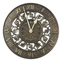 Whitehall Ivy Silhouette Clock - Copper Verdi