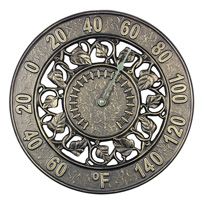 Whitehall Ivy Silhouette Thermometer - Copper Verdi