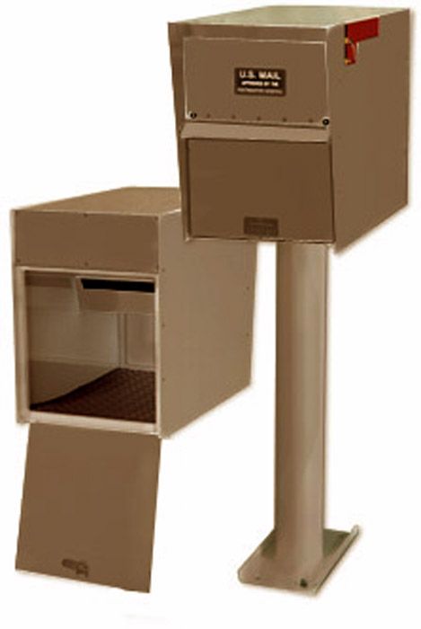 Standard Aluminum Rear Access Letter Locker