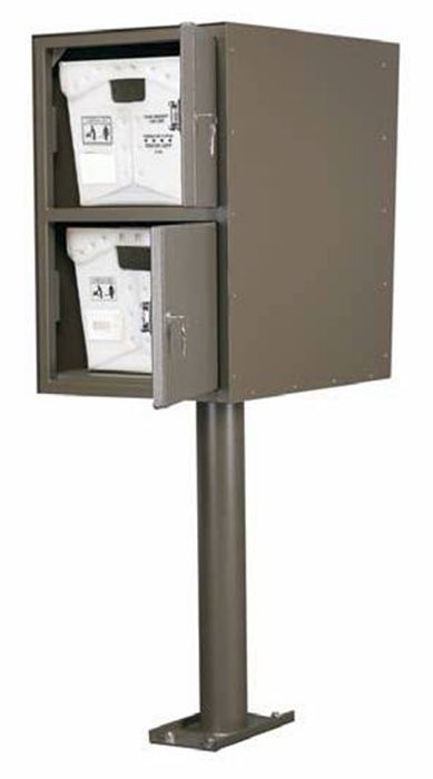 Collect Box Custom Commercial Aluminum Collection Box Double Double (Rear Access)