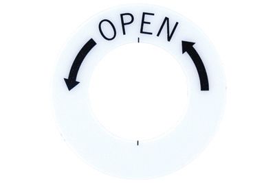 Label - Rotation Label /Sticker On Door