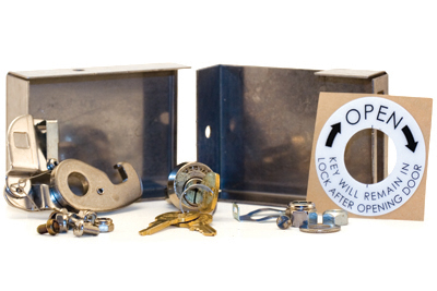 Parcel Locker Lock Kit - Includes Lock Kit, Cam Kit, and Cover Kit K91610