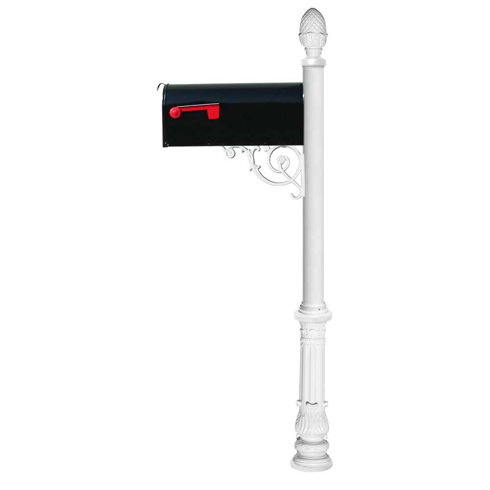 Qualarc Lewiston Mailbox lpst-703-e1-wht
