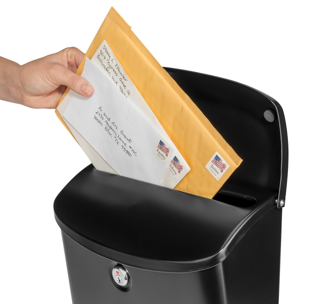 Architectural Parkside Locking Wall Mount Mailbox