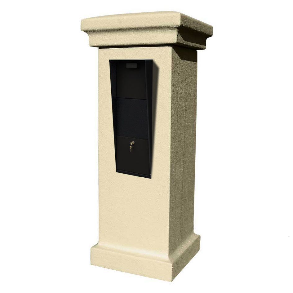 Vacation Mailbox Stucco Column (Column Only)