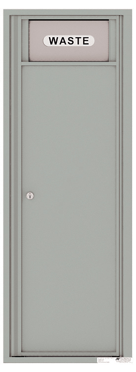 Versatile Front Loading Single Column Extra-Large Trash Receptacle Recycling Bin