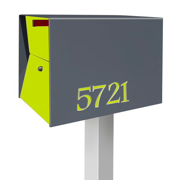 The UpTown Box Locking Package Dropbox DESIGNER GRAY - Modern Mailbox