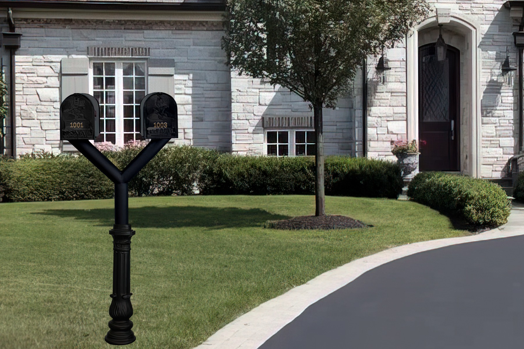 Penfield TRIPLE Mailbox Post System